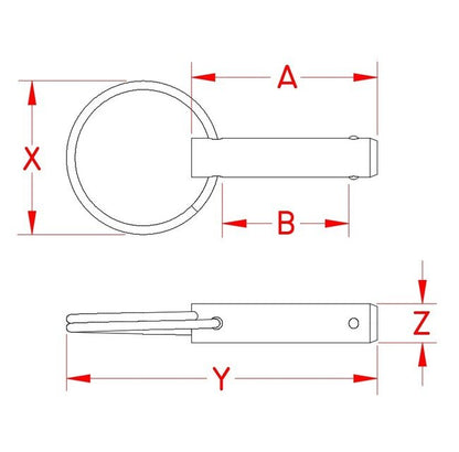 Suncor Stainless Steel Quick Pin - Image 2