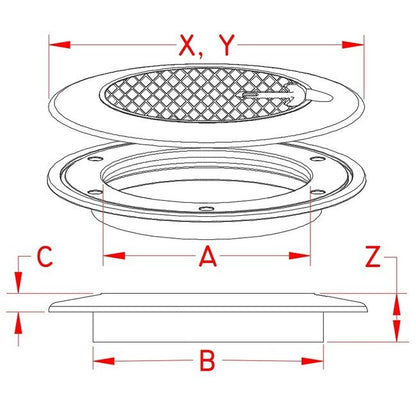 Marine Grade Stainless Steel Convex Access Hatches & Frames - Image 2