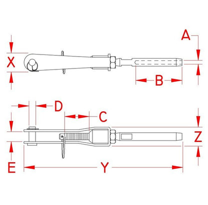Suncor Lifeline Adjuster & Hand Swage Stud - Image 2