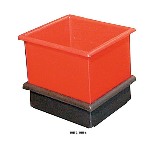 Heavy-Duty 11-1/2 inch Stacking Plastic Container - Gray - Image 1