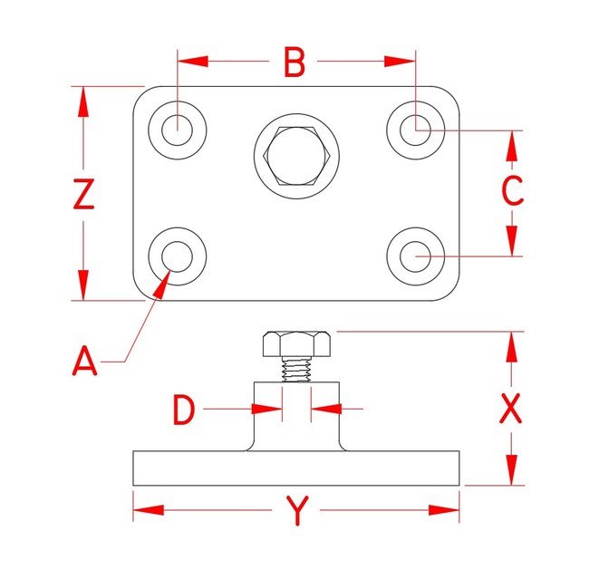 Marine Grade Stainless Steel Side Deck Hinges - Image 2
