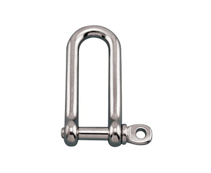 Grade 316 Stainless Steel Long D Shackle with Screw Pin - Image 1
