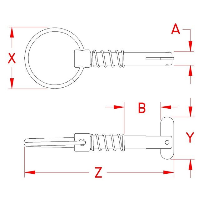 Stainless Steel Removable Pins with Ring Set - Image 2