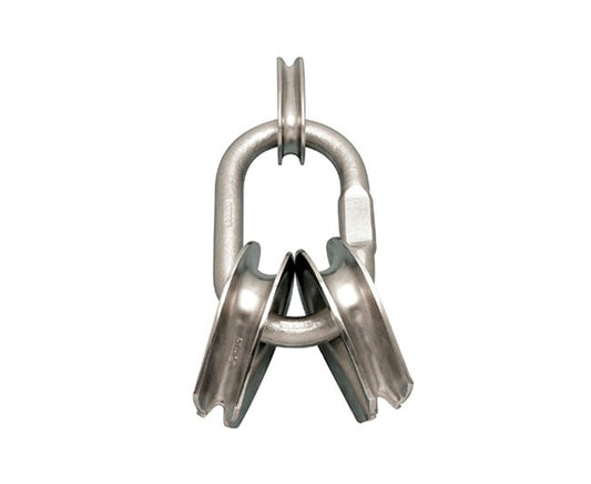 Marine Grade Towing Bridle with Grade 316 Stainless Steel Thimbles - Image 1
