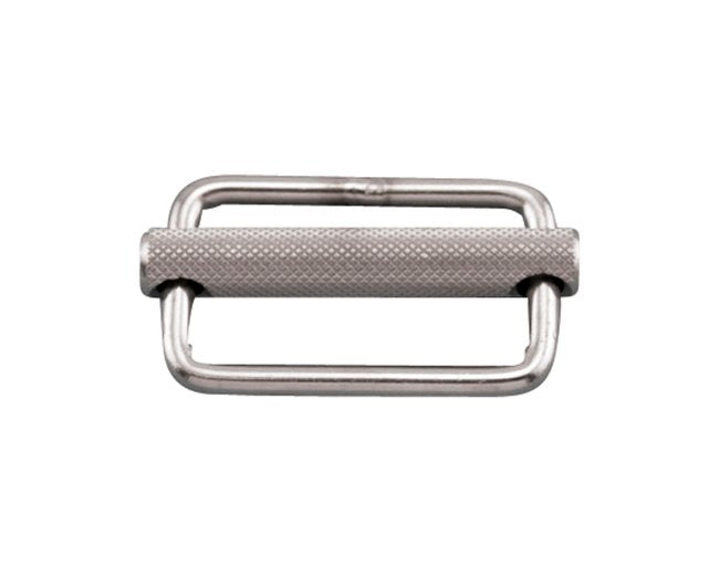 Adjustable Slide Buckle for 1-2 Inch Webbing, Stainless Steel - Image 1