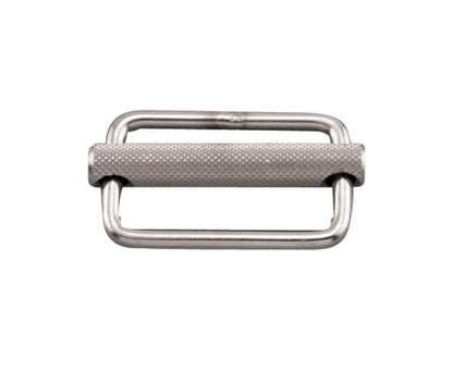 Adjustable Slide Buckle for 1-2 Inch Webbing, Stainless Steel - Image 1