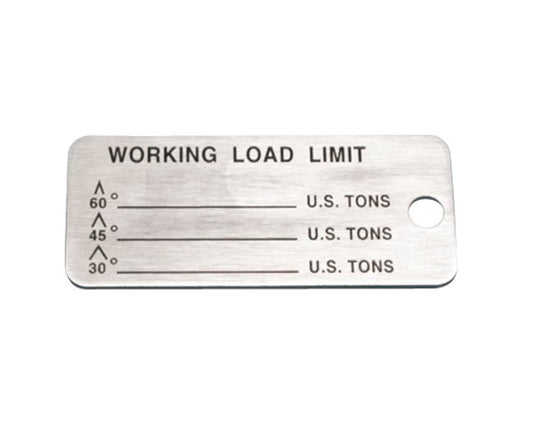 Stainless Steel Sling Identification Tags - Image 1