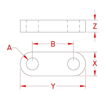 Heavy-Duty Stainless Steel Universal Link - 1/2 in - Image 2
