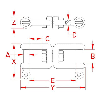 Stainless Steel Jaw & Jaw Swivel - Image 2