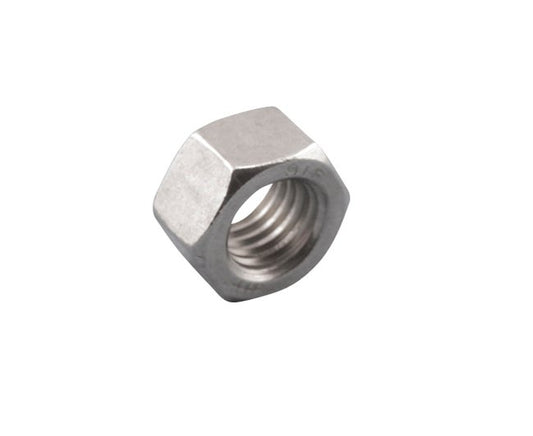 316 Stainless Steel Left Hand Hex Nut, UNC Thread - Image 1