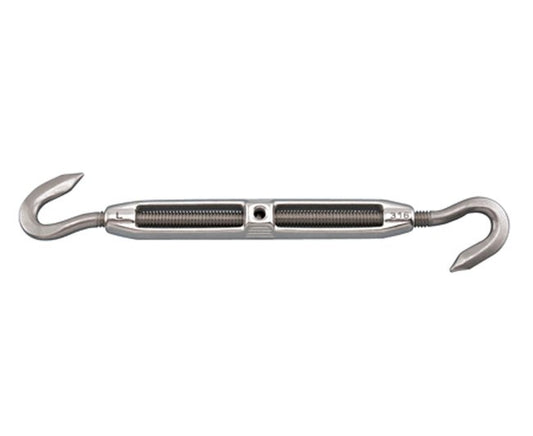 Grade 316 Stainless Steel Cast Hook and Hook Turnbuckle - Image 1