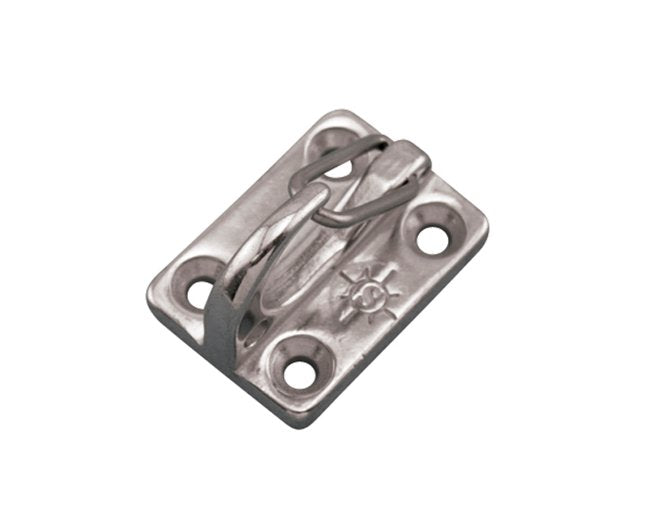 316 Stainless Steel Wall/Ceiling Clips with Webbing Shackle Attachment Hole - Image 1