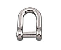 Suncor Stainless Steel Straight D Shackle with No Snag Pin