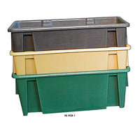 Heavy-Duty Molded Plastic Container - 20-1/2 Inch Length