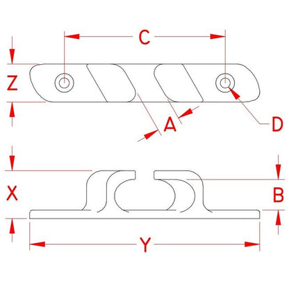 Suncor Stainless Steel Bow Chock Set - Image 2