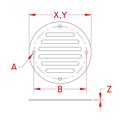 Marine-Grade Stainless Steel Floor Drain Plates - Image 2