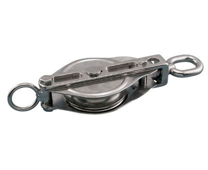 304/316 Stainless Steel Wire Swivel Eye Block - 3000 lb WLL - Image 1