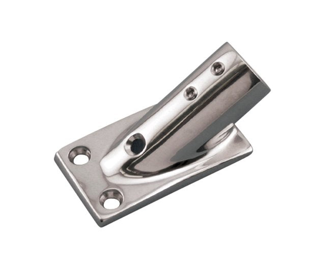 30 Degree Rectangular Base for Stainless Steel Railing and Bimini Hardware - Image 1