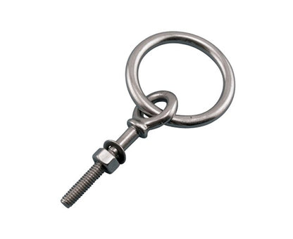 316 Stainless Steel Shoulder Ring Bolt with Nut and Washer - Image 1