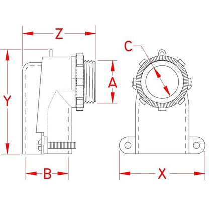 Stainless Steel Elbow Connector for Flexible Conduit - Image 2