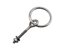316 Stainless Steel Plain Ring Bolt UNC Thread - Marine & Industrial Grade