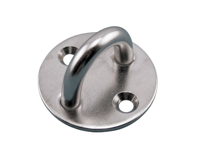 Stainless Steel Round Pad Eye - 2 Inch, 600 lb Working Load Limit - Image 1