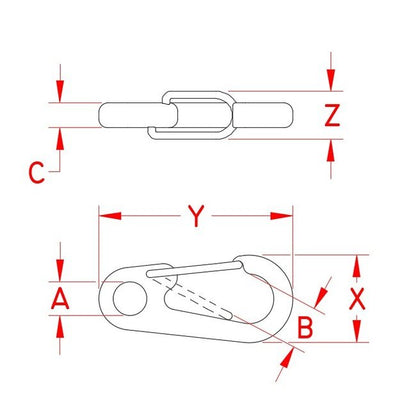 Stainless Steel Mini Clips (Set of 5) - Image 2