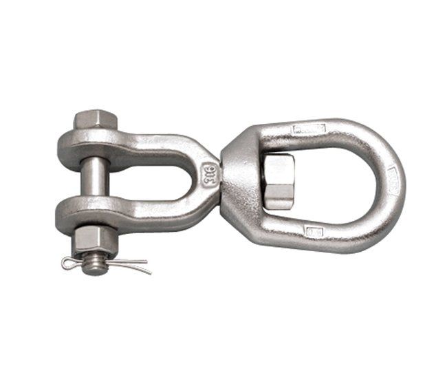 Stainless Steel Fed. Spec. Jaw & Eye Swivel - 316 Grade - Image 1