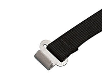 Nylon Webbing Assembly with Flat Hook - Stainless Steel Grade 304