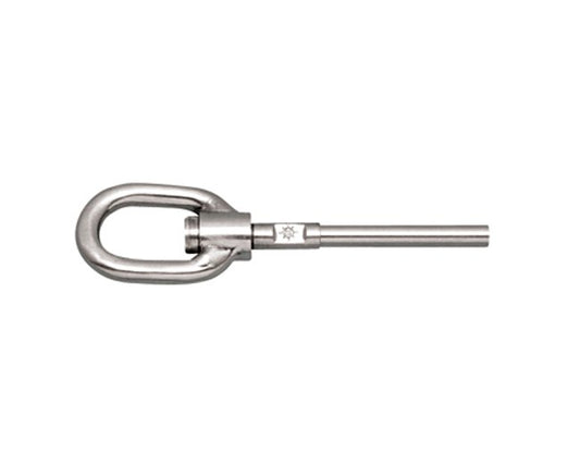 316 Stainless Steel Swivel Gate Eye Terminal for 1/8"-3/16" Wire - Image 1