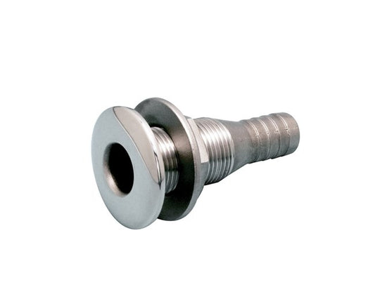 Marine Grade Thru-Hull Hose Connect - Stainless Steel - Image 1