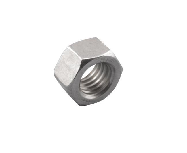 Suncor Unified National Fine (UNF) Thread Right Hand Hex Nut - 316 Stainless Steel - Image 1