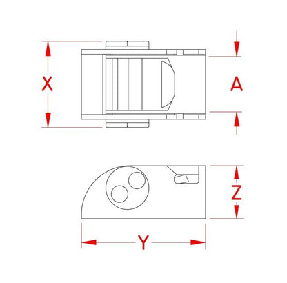 304 Stainless Steel Mini Buckle for 1" Webbing - Image 2