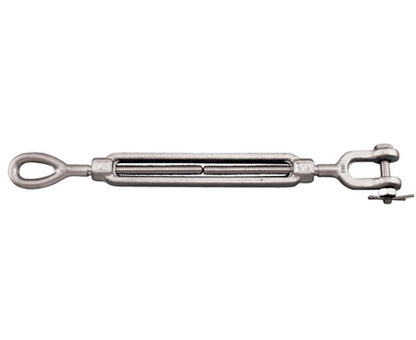 Grade 316 Stainless Steel Forged Jaw and Eye Turnbuckle - Image 1