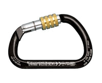 Suncor Extra Large Black Coated Carbon Steel Screw Lock Harness Clip