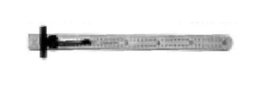 Diamond Needle Corp. EW300 Stainless Steel 6 Inch Pocket Ruler - Image 1