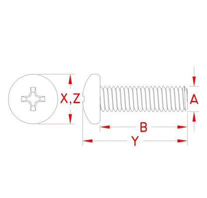Stainless Steel Panhead Machine Screw - Image 2