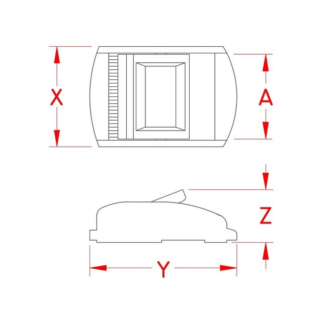Stainless Steel Cam Buckle for 1" Webbing - Image 2