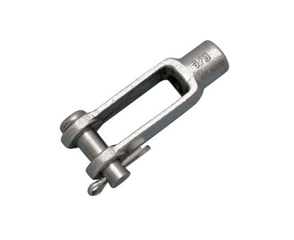 316 Stainless Steel Threaded Yoke End with UNC Threads - Image 1