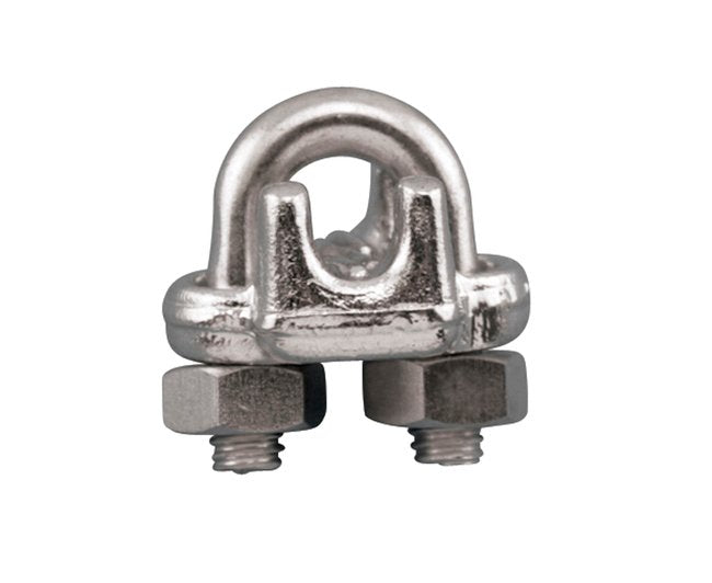 Grade 316 Heavy Duty Wire Rope Clip - Stainless Steel - Image 1