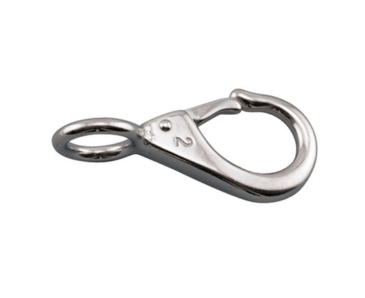 Stainless Steel Fixed Eye Snap Hook - 316 Grade, Suncor - Image 1