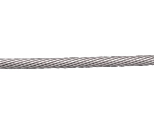 Grade 316 Stainless Steel 1 x 19 Wire Rope - 1/8 inch - Image 1