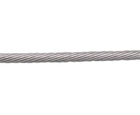 Grade 316 Stainless Steel 1 x 19 Wire Rope - 1/8 inch