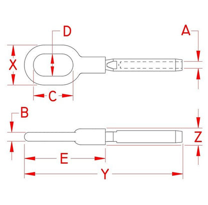 Suncor Gate Terminal - Marine Grade Stainless Steel Swage Fitting - Image 2