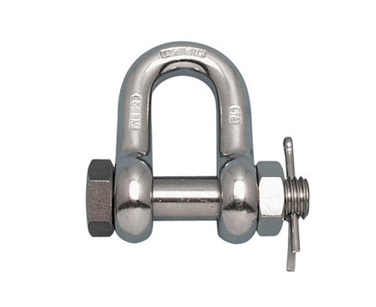 Suncor US Bolt Chain Shackle, Grade 316 Stainless Steel, 1,300 lb WLL - Image 1