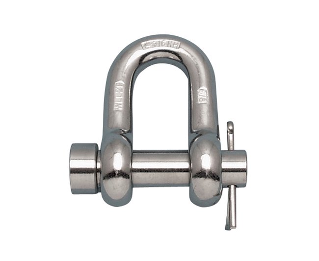 Suncor US Round Pin Chain Shackle - 316 Stainless Steel - Image 1