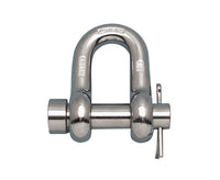 Suncor US Round Pin Chain Shackle - 316 Stainless Steel