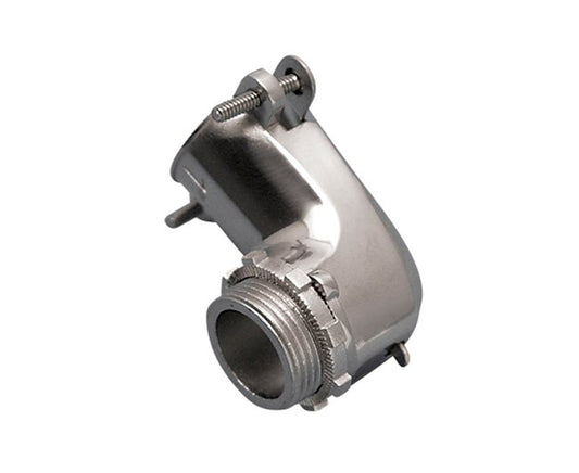 Stainless Steel Elbow Connector for Flexible Conduit - Image 1