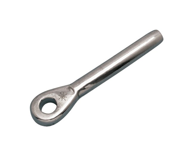 Stainless Steel Swage Marine Eye for Rigging and Lifeline Applications - Image 1