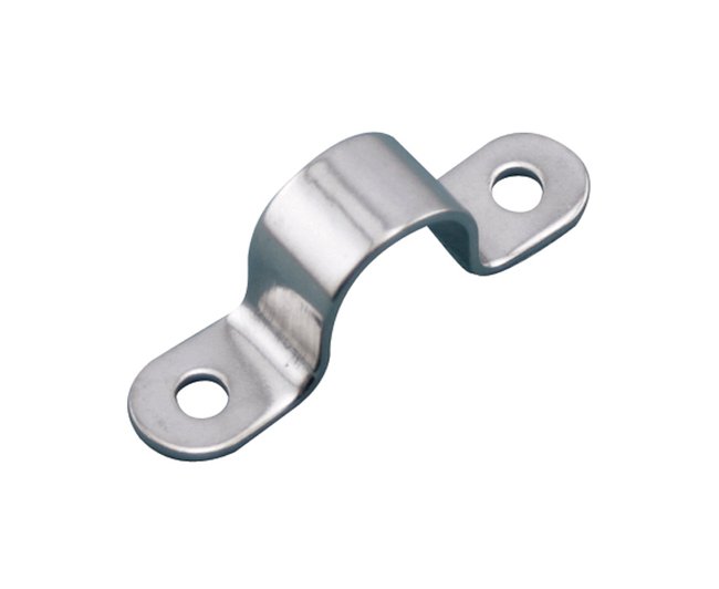 Suncor 2 Hole Eye Strap, 1/2 in, Stainless Steel Pad Eye - Image 1